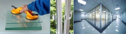 Glass fitting & replacement by A Halligan & Sons, Glass & Glazing specialists, Wexford, Ireland